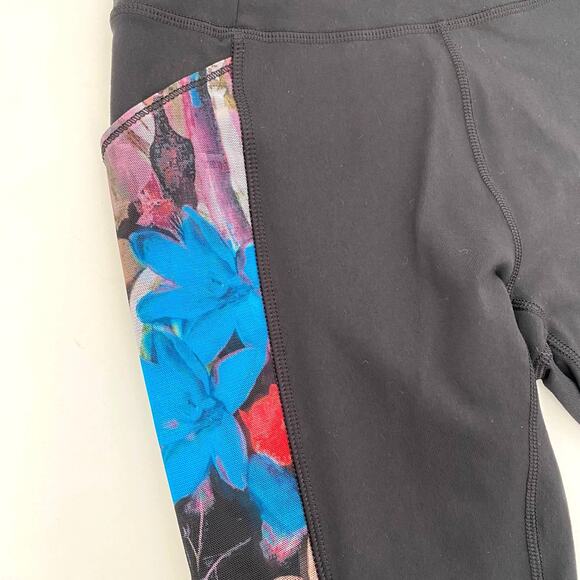 CALIA Essential Mesh Floral Leggings Carrie Underwood Pockets Womens XS - Picture 5 of 11